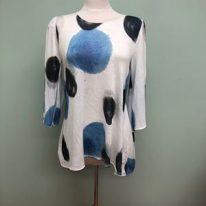Jane & John Women's Long Sleeve Blouse | Size Small | Multicolour